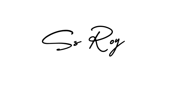 It looks lik you need a new signature style for name Ss Roy. Design unique handwritten (AmerikaSignatureDemo-Regular) signature with our free signature maker in just a few clicks. Ss Roy signature style 3 images and pictures png