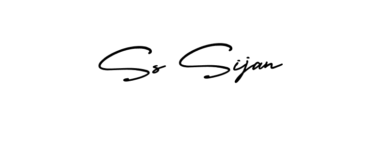 Create a beautiful signature design for name Ss Sijan. With this signature (AmerikaSignatureDemo-Regular) fonts, you can make a handwritten signature for free. Ss Sijan signature style 3 images and pictures png