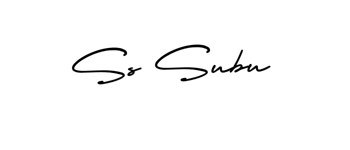 Make a beautiful signature design for name Ss Subu. Use this online signature maker to create a handwritten signature for free. Ss Subu signature style 3 images and pictures png