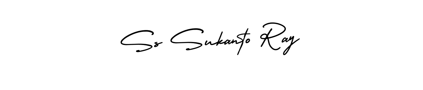 Make a beautiful signature design for name Ss Sukanto Ray. With this signature (AmerikaSignatureDemo-Regular) style, you can create a handwritten signature for free. Ss Sukanto Ray signature style 3 images and pictures png