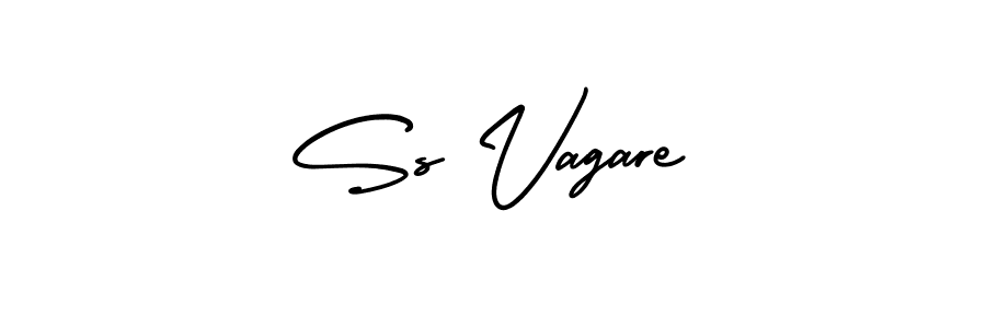 Create a beautiful signature design for name Ss Vagare. With this signature (AmerikaSignatureDemo-Regular) fonts, you can make a handwritten signature for free. Ss Vagare signature style 3 images and pictures png