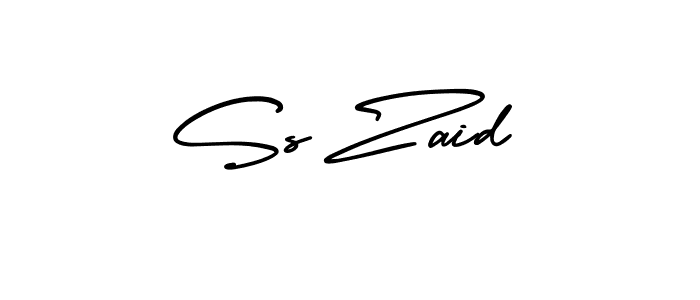 How to Draw Ss Zaid signature style? AmerikaSignatureDemo-Regular is a latest design signature styles for name Ss Zaid. Ss Zaid signature style 3 images and pictures png