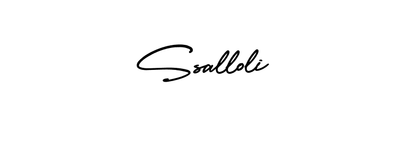 This is the best signature style for the Ssalloli name. Also you like these signature font (AmerikaSignatureDemo-Regular). Mix name signature. Ssalloli signature style 3 images and pictures png