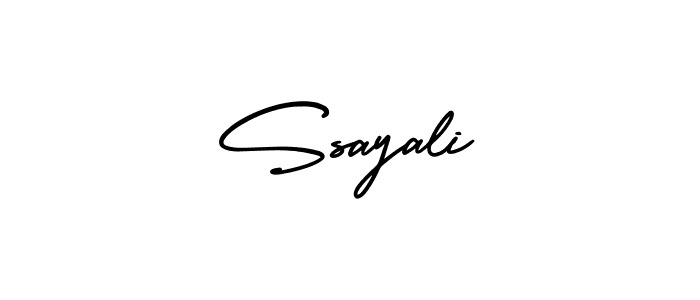 if you are searching for the best signature style for your name Ssayali. so please give up your signature search. here we have designed multiple signature styles  using AmerikaSignatureDemo-Regular. Ssayali signature style 3 images and pictures png