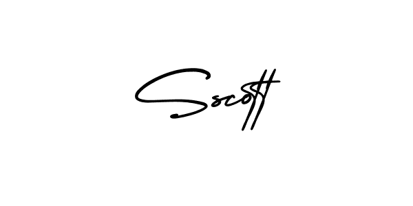 Use a signature maker to create a handwritten signature online. With this signature software, you can design (AmerikaSignatureDemo-Regular) your own signature for name Sscott. Sscott signature style 3 images and pictures png