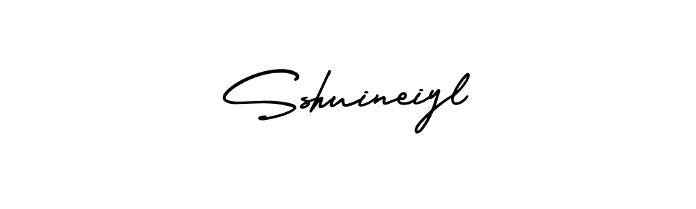 Also You can easily find your signature by using the search form. We will create Sshuineiyl name handwritten signature images for you free of cost using AmerikaSignatureDemo-Regular sign style. Sshuineiyl signature style 3 images and pictures png