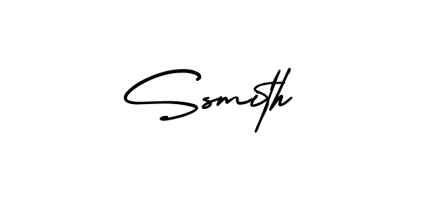 Use a signature maker to create a handwritten signature online. With this signature software, you can design (AmerikaSignatureDemo-Regular) your own signature for name Ssmith. Ssmith signature style 3 images and pictures png
