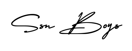 Master the art of signing with Ssn Boys written in fluent AmerikaSignatureDemo-Regular script. A great template to practice and refine your handwriting. Ssn Boys signature style 3 images and pictures png