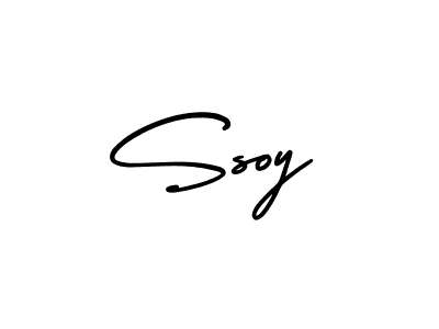 Design your own signature with our free online signature maker. With this signature software, you can create a handwritten (AmerikaSignatureDemo-Regular) signature for name Ssoy. Ssoy signature style 3 images and pictures png
