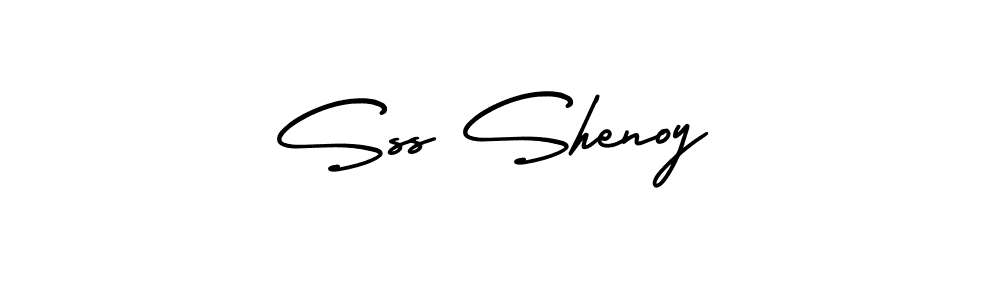 Use a signature maker to create a handwritten signature online. With this signature software, you can design (AmerikaSignatureDemo-Regular) your own signature for name Sss Shenoy. Sss Shenoy signature style 3 images and pictures png