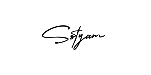 Make a beautiful signature design for name Sstyam. With this signature (AmerikaSignatureDemo-Regular) style, you can create a handwritten signature for free. Sstyam signature style 3 images and pictures png