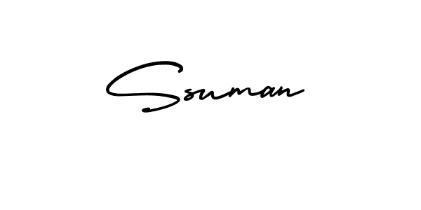 This is the best signature style for the Ssuman name. Also you like these signature font (AmerikaSignatureDemo-Regular). Mix name signature. Ssuman signature style 3 images and pictures png