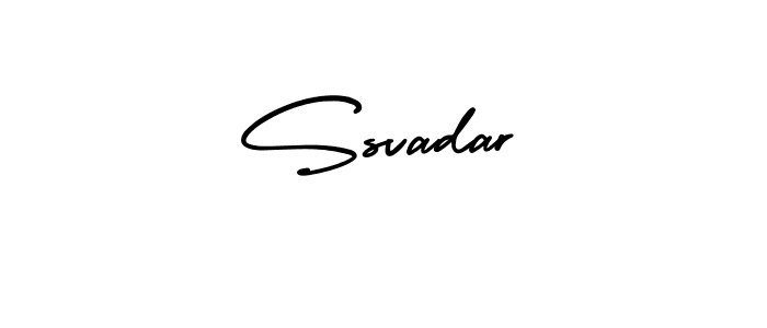 How to Draw Ssvadar signature style? AmerikaSignatureDemo-Regular is a latest design signature styles for name Ssvadar. Ssvadar signature style 3 images and pictures png
