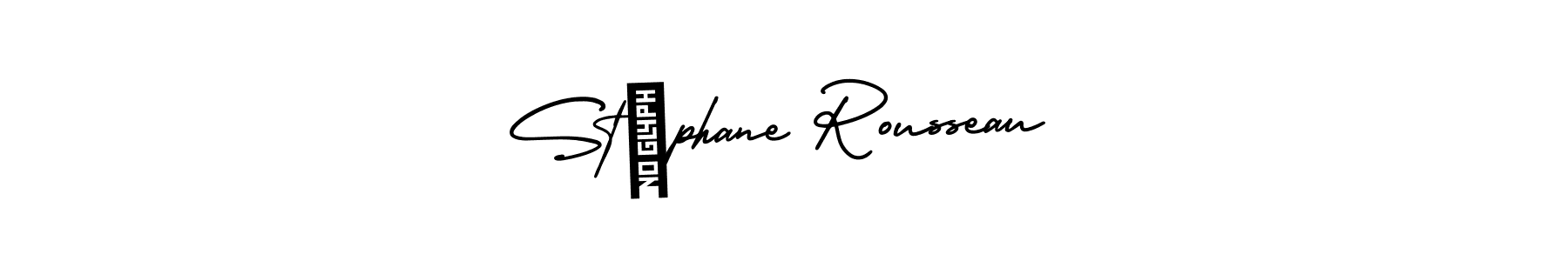 How to Draw Stéphane Rousseau signature style? AmerikaSignatureDemo-Regular is a latest design signature styles for name Stéphane Rousseau. Stéphane Rousseau signature style 3 images and pictures png