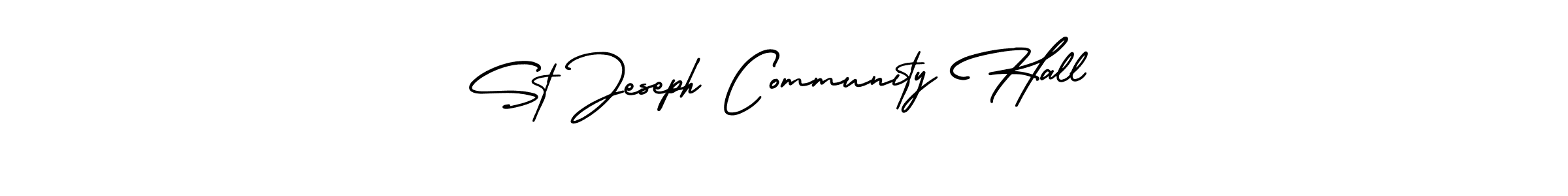 Check out images of Autograph of St Jeseph Community Hall name. Actor St Jeseph Community Hall Signature Style. AmerikaSignatureDemo-Regular is a professional sign style online. St Jeseph Community Hall signature style 3 images and pictures png