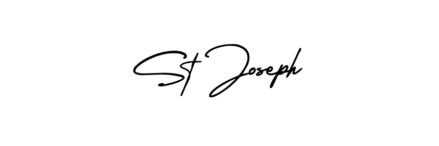 How to Draw St Joseph signature style? AmerikaSignatureDemo-Regular is a latest design signature styles for name St Joseph. St Joseph signature style 3 images and pictures png