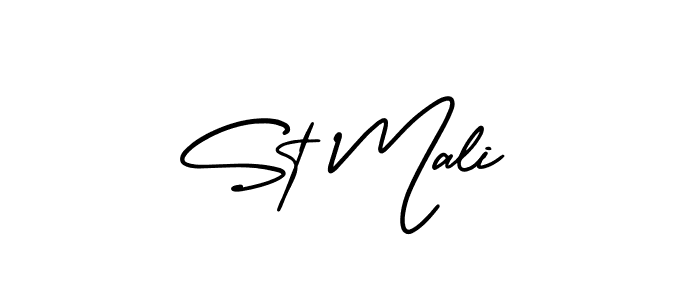 if you are searching for the best signature style for your name St Mali. so please give up your signature search. here we have designed multiple signature styles  using AmerikaSignatureDemo-Regular. St Mali signature style 3 images and pictures png