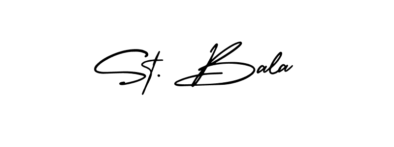 Once you've used our free online signature maker to create your best signature AmerikaSignatureDemo-Regular style, it's time to enjoy all of the benefits that St. Bala name signing documents. St. Bala signature style 3 images and pictures png