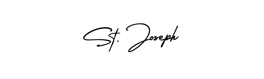 Also we have St. Joseph name is the best signature style. Create professional handwritten signature collection using AmerikaSignatureDemo-Regular autograph style. St. Joseph signature style 3 images and pictures png