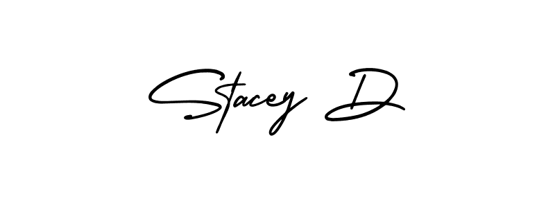 Also You can easily find your signature by using the search form. We will create Stacey D name handwritten signature images for you free of cost using AmerikaSignatureDemo-Regular sign style. Stacey D signature style 3 images and pictures png
