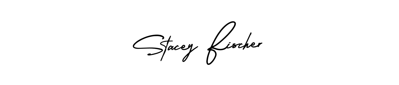 Make a beautiful signature design for name Stacey Fischer. With this signature (AmerikaSignatureDemo-Regular) style, you can create a handwritten signature for free. Stacey Fischer signature style 3 images and pictures png