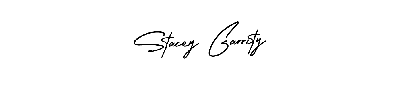 Stacey Garrity stylish signature style. Best Handwritten Sign (AmerikaSignatureDemo-Regular) for my name. Handwritten Signature Collection Ideas for my name Stacey Garrity. Stacey Garrity signature style 3 images and pictures png