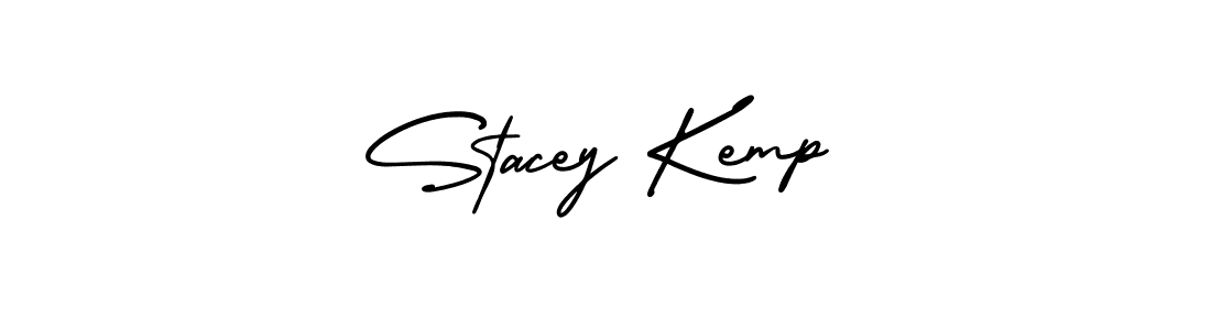 Use a signature maker to create a handwritten signature online. With this signature software, you can design (AmerikaSignatureDemo-Regular) your own signature for name Stacey Kemp. Stacey Kemp signature style 3 images and pictures png