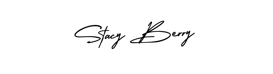 Best and Professional Signature Style for Stacy Berry. AmerikaSignatureDemo-Regular Best Signature Style Collection. Stacy Berry signature style 3 images and pictures png