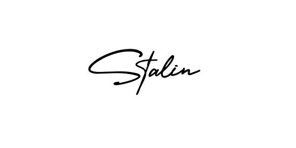 Make a beautiful signature design for name Stalin. With this signature (AmerikaSignatureDemo-Regular) style, you can create a handwritten signature for free. Stalin signature style 3 images and pictures png