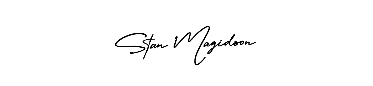 if you are searching for the best signature style for your name Stan Magidson. so please give up your signature search. here we have designed multiple signature styles  using AmerikaSignatureDemo-Regular. Stan Magidson signature style 3 images and pictures png