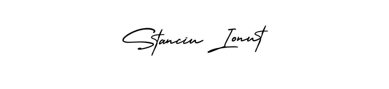 It looks lik you need a new signature style for name Stanciu Ionut. Design unique handwritten (AmerikaSignatureDemo-Regular) signature with our free signature maker in just a few clicks. Stanciu Ionut signature style 3 images and pictures png
