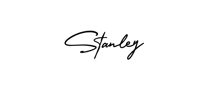 How to make Stanley name signature. Use AmerikaSignatureDemo-Regular style for creating short signs online. This is the latest handwritten sign. Stanley signature style 3 images and pictures png