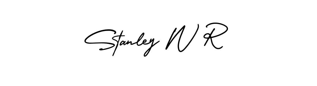 Make a short Stanley W R signature style. Manage your documents anywhere anytime using AmerikaSignatureDemo-Regular. Create and add eSignatures, submit forms, share and send files easily. Stanley W R signature style 3 images and pictures png