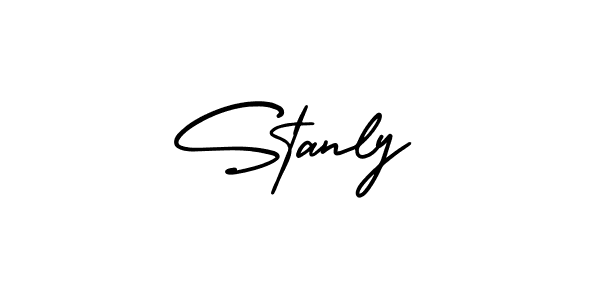 Similarly AmerikaSignatureDemo-Regular is the best handwritten signature design. Signature creator online .You can use it as an online autograph creator for name Stanly. Stanly signature style 3 images and pictures png