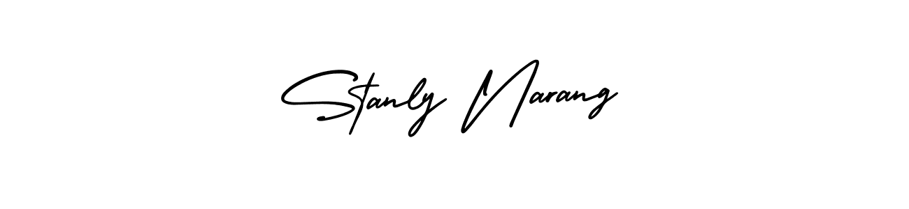 if you are searching for the best signature style for your name Stanly Narang. so please give up your signature search. here we have designed multiple signature styles  using AmerikaSignatureDemo-Regular. Stanly Narang signature style 3 images and pictures png