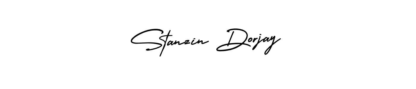 if you are searching for the best signature style for your name Stanzin Dorjay. so please give up your signature search. here we have designed multiple signature styles  using AmerikaSignatureDemo-Regular. Stanzin Dorjay signature style 3 images and pictures png