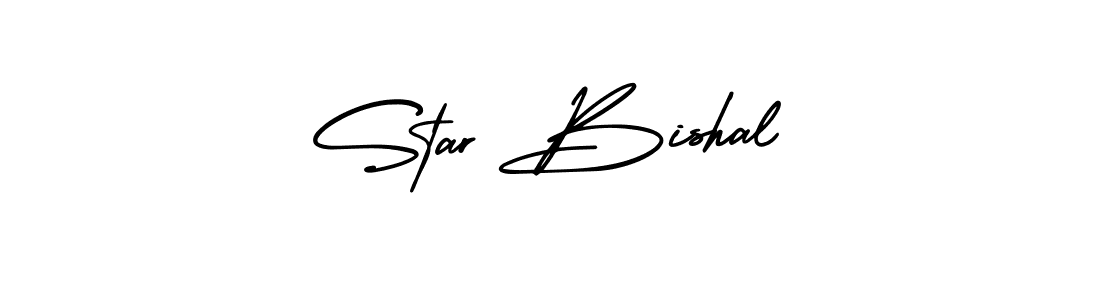 Create a beautiful signature design for name Star Bishal. With this signature (AmerikaSignatureDemo-Regular) fonts, you can make a handwritten signature for free. Star Bishal signature style 3 images and pictures png