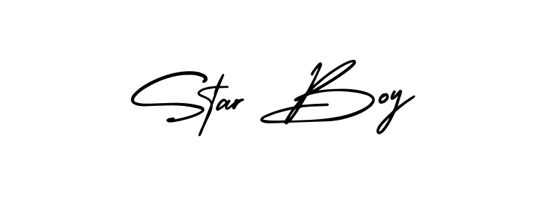 Make a beautiful signature design for name Star Boy. With this signature (AmerikaSignatureDemo-Regular) style, you can create a handwritten signature for free. Star Boy signature style 3 images and pictures png