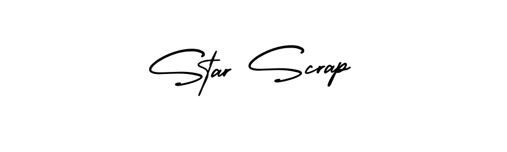 Also we have Star Scrap name is the best signature style. Create professional handwritten signature collection using AmerikaSignatureDemo-Regular autograph style. Star Scrap signature style 3 images and pictures png