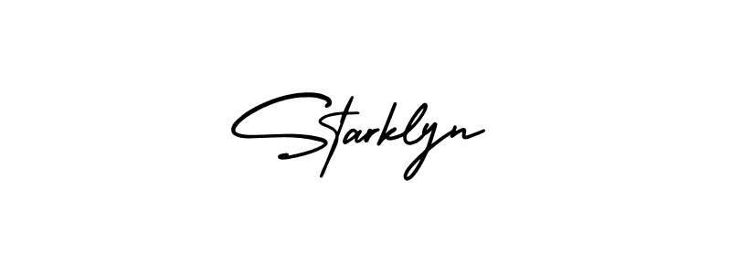 It looks lik you need a new signature style for name Starklyn. Design unique handwritten (AmerikaSignatureDemo-Regular) signature with our free signature maker in just a few clicks. Starklyn signature style 3 images and pictures png