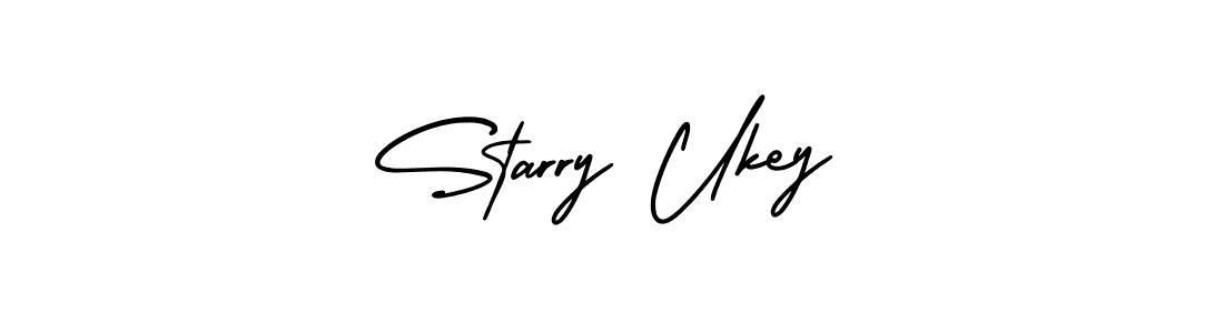 Check out images of Autograph of Starry Ukey name. Actor Starry Ukey Signature Style. AmerikaSignatureDemo-Regular is a professional sign style online. Starry Ukey signature style 3 images and pictures png