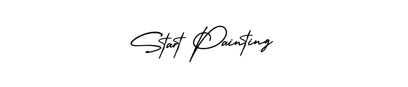 How to Draw Start Painting signature style? AmerikaSignatureDemo-Regular is a latest design signature styles for name Start Painting. Start Painting signature style 3 images and pictures png