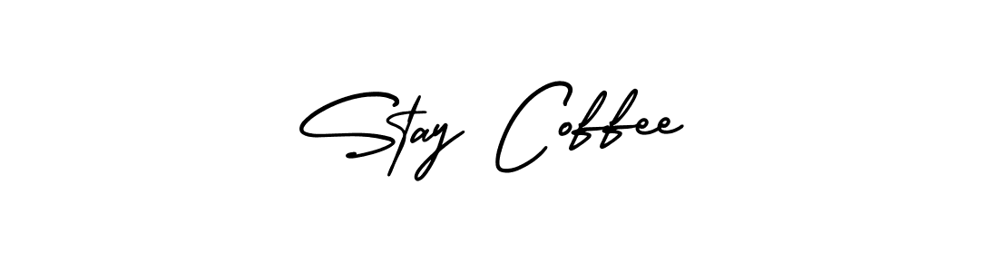 It looks lik you need a new signature style for name Stay Coffee. Design unique handwritten (AmerikaSignatureDemo-Regular) signature with our free signature maker in just a few clicks. Stay Coffee signature style 3 images and pictures png