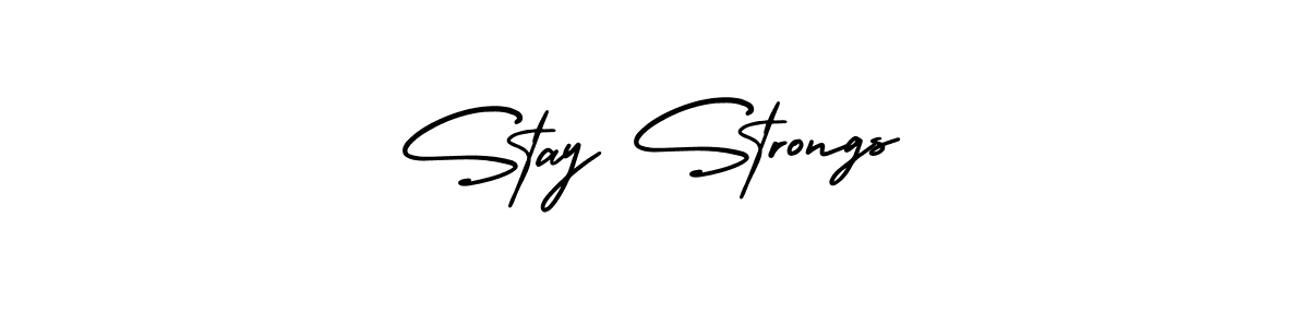 Also we have Stay Strongs name is the best signature style. Create professional handwritten signature collection using AmerikaSignatureDemo-Regular autograph style. Stay Strongs signature style 3 images and pictures png