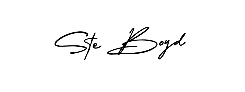 How to Draw Ste Boyd signature style? AmerikaSignatureDemo-Regular is a latest design signature styles for name Ste Boyd. Ste Boyd signature style 3 images and pictures png