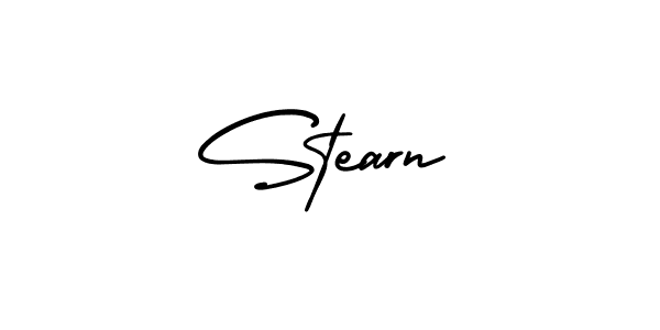 Create a beautiful signature design for name Stearn. With this signature (AmerikaSignatureDemo-Regular) fonts, you can make a handwritten signature for free. Stearn signature style 3 images and pictures png