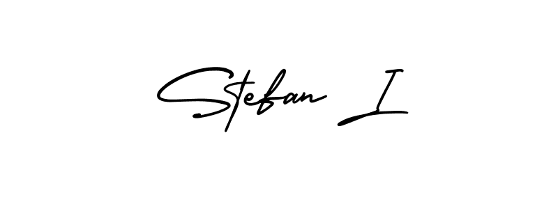 Use a signature maker to create a handwritten signature online. With this signature software, you can design (AmerikaSignatureDemo-Regular) your own signature for name Stefan I. Stefan I signature style 3 images and pictures png