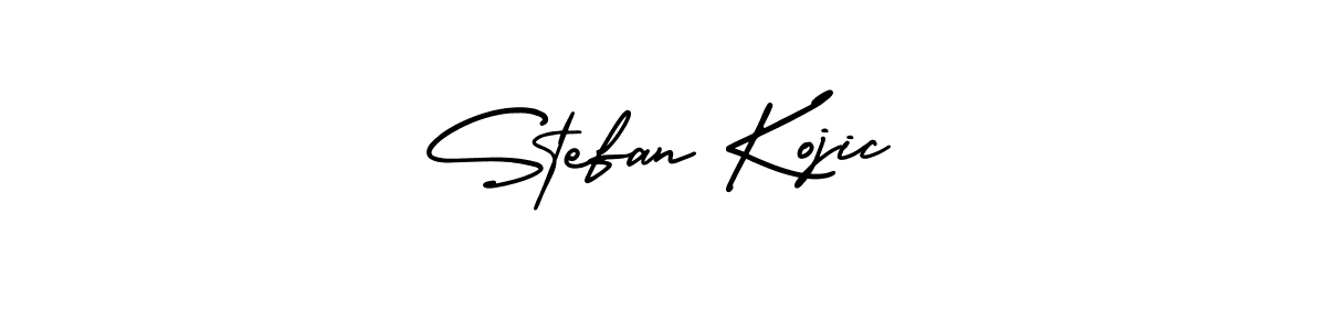 This is the best signature style for the Stefan Kojic name. Also you like these signature font (AmerikaSignatureDemo-Regular). Mix name signature. Stefan Kojic signature style 3 images and pictures png