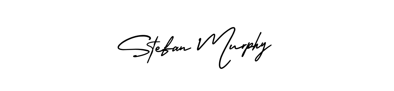 The best way (AmerikaSignatureDemo-Regular) to make a short signature is to pick only two or three words in your name. The name Stefan Murphy include a total of six letters. For converting this name. Stefan Murphy signature style 3 images and pictures png