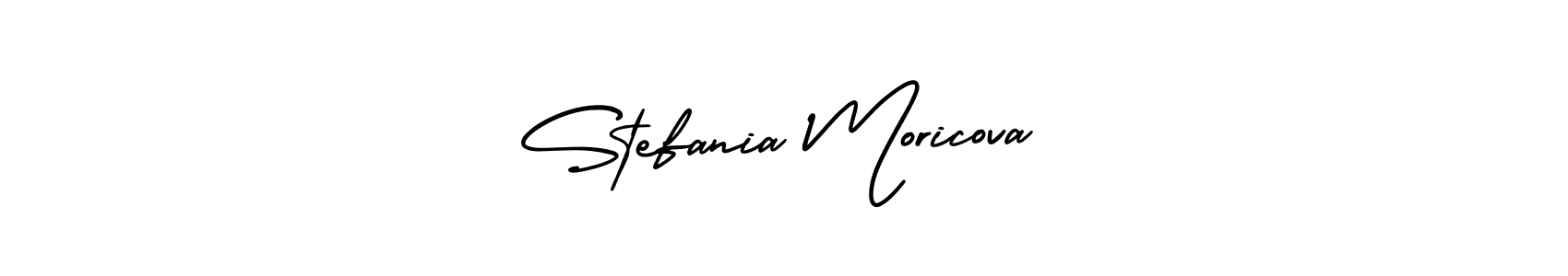 How to Draw Stefania Moricova signature style? AmerikaSignatureDemo-Regular is a latest design signature styles for name Stefania Moricova. Stefania Moricova signature style 3 images and pictures png